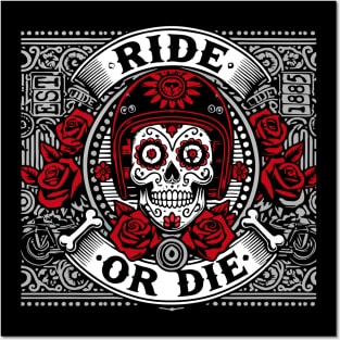 RIDE OR DIE NO BRAKES. NO FEAR Posters and Art
